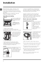 Предварительный просмотр 2 страницы Hotpoint WMFG 8337 Instructions For Use Manual