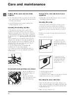 Предварительный просмотр 10 страницы Hotpoint WMG 602 Instructions For Use Manual