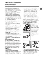 Предварительный просмотр 21 страницы Hotpoint WMG 602 Instructions For Use Manual