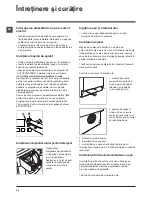 Предварительный просмотр 46 страницы Hotpoint WMG 602 Instructions For Use Manual