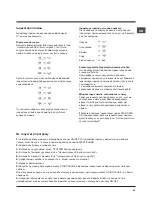 Предварительный просмотр 41 страницы Hotpoint WML 6081 Instructions For Use Manual