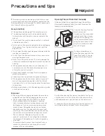 Предварительный просмотр 11 страницы Hotpoint WML 720 A Instructions For Use Manual