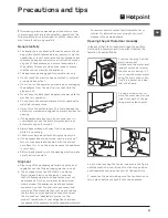 Предварительный просмотр 11 страницы Hotpoint WML 940 A Insrtructions For Use