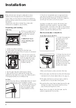 Предварительный просмотр 2 страницы Hotpoint WMPF 823 Instructions For Use Manual