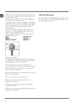 Предварительный просмотр 4 страницы Hotpoint WMPF 823 Instructions For Use Manual