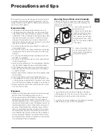 Предварительный просмотр 5 страницы Hotpoint WMSD 601 Instructions For Use Manual