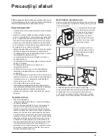 Предварительный просмотр 41 страницы Hotpoint WMSD 601 Instructions For Use Manual