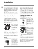 Предварительный просмотр 2 страницы Hotpoint WMSD 822 Instructions For Use Manual