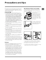 Предварительный просмотр 5 страницы Hotpoint WMSD 822 Instructions For Use Manual