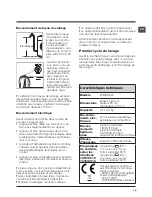 Предварительный просмотр 15 страницы Hotpoint WMSD 822 Instructions For Use Manual