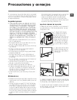 Предварительный просмотр 41 страницы Hotpoint WMSD 822 Instructions For Use Manual