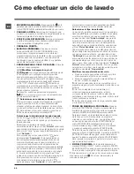 Предварительный просмотр 44 страницы Hotpoint WMSD 822 Instructions For Use Manual