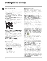 Предварительный просмотр 58 страницы Hotpoint WMSD 822 Instructions For Use Manual