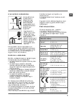 Предварительный просмотр 27 страницы Hotpoint WMSG 601 Instructions For Use Manual