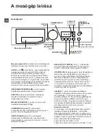 Предварительный просмотр 30 страницы Hotpoint WMSG 601 Instructions For Use Manual