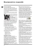 Предварительный просмотр 34 страницы Hotpoint WMSG 601 Instructions For Use Manual