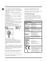 Предварительный просмотр 4 страницы Hotpoint WMSIG 9637 Instructions For Use Manual