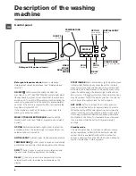 Предварительный просмотр 8 страницы Hotpoint WMSIG 9637 Instructions For Use Manual