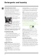 Предварительный просмотр 12 страницы Hotpoint WMSIG 9637 Instructions For Use Manual