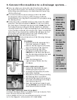 Предварительный просмотр 9 страницы Hotpoint WMT01 Installation And User Instructions Manual