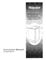 Hotpoint WMTL79 Instruction Manual предпросмотр