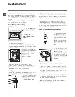 Предварительный просмотр 2 страницы Hotpoint WMUD 1043 Instructions For Use Manual