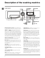 Предварительный просмотр 6 страницы Hotpoint WMUD 1043 Instructions For Use Manual