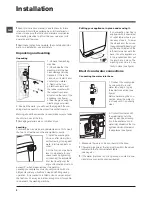 Предварительный просмотр 2 страницы Hotpoint WTL 500 Instructions For Use Manual