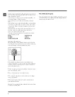 Предварительный просмотр 4 страницы Hotpoint WTL 500 Instructions For Use Manual