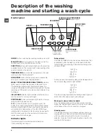 Предварительный просмотр 6 страницы Hotpoint WTL 500 Instructions For Use Manual