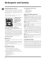 Предварительный просмотр 10 страницы Hotpoint WTL 500 Instructions For Use Manual