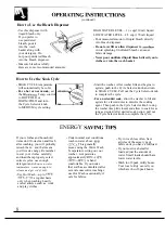 Предварительный просмотр 8 страницы Hotpoint WW331OR Use And Care Manual