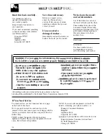 Preview for 2 page of Hotpoint WW3440S Use And Care Manual