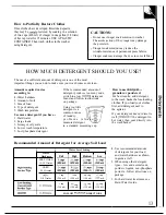 Предварительный просмотр 13 страницы Hotpoint WW3500R Use And Care Manual