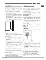 Предварительный просмотр 5 страницы Hotpoint XAG95 XXX XX Series Operating Instructions Manual