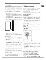 Предварительный просмотр 5 страницы Hotpoint XAL95 Series Operating Instructions Manual