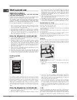 Предварительный просмотр 6 страницы Hotpoint XAL95 Series Operating Instructions Manual