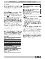 Preview for 53 page of Hotpoint XC 902 GH DC Instructions For Use And Installation