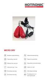 Preview for 1 page of Hotronic Micro Dry Operating Manual