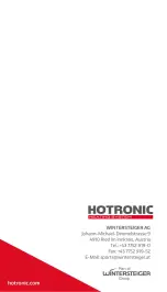 Preview for 90 page of Hotronic Micro Dry Operating Manual