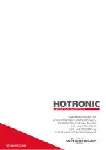 Предварительный просмотр 126 страницы Hotronic TECH DRY Operating Manual