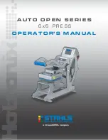 Preview for 1 page of Hotronix Auto Open 6x6 Operator'S Manual