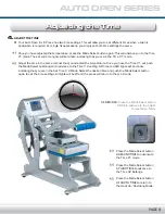 Preview for 9 page of Hotronix Auto Open 6x6 Operator'S Manual