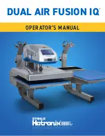 Предварительный просмотр 1 страницы Hotronix FUSION IQ Operator'S Manual