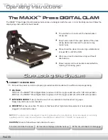 Preview for 6 page of Hotronix MAXX 11x15 Operator'S Manual