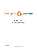 Preview for 1 page of Hotspot DC4812VRF DC Installation Manual