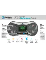 HotSpring IQ 2020 Quick Reference Manual предпросмотр