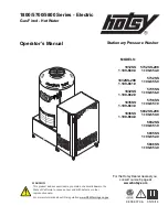 Preview for 1 page of Hotsy 1800 Series Operator'S Manual