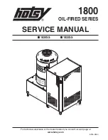 Hotsy 1800 Series Service Manual preview