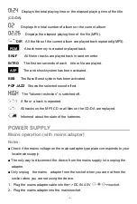 Preview for 5 page of Hott CD711T User Manual